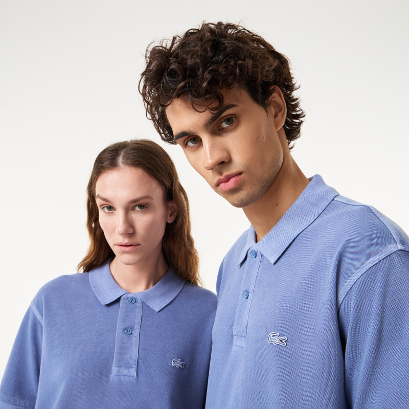 Хлопковое поло Lacoste унисекс