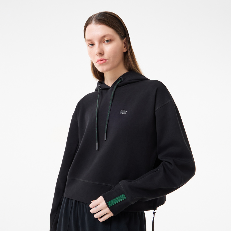 Женская толстовка Lacoste свободного кроя с капюшоном