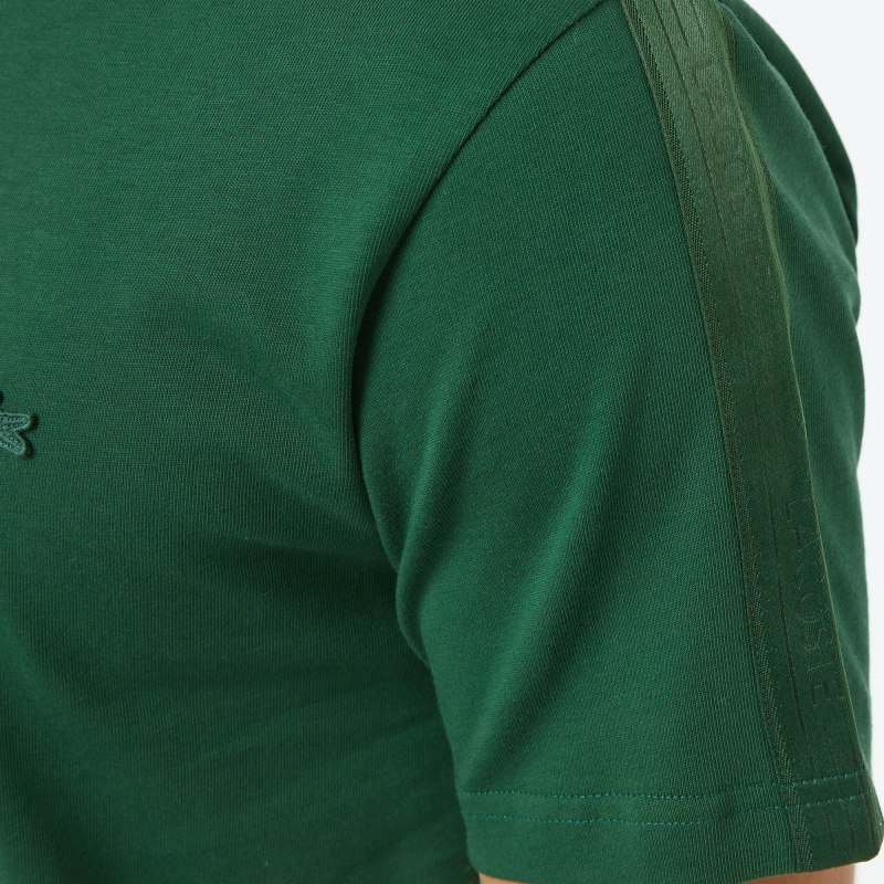 Мужская хлопковая футболка Lacoste стандартного кроя