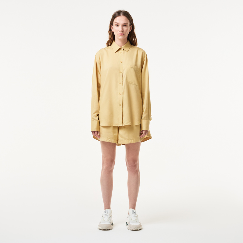 Женская рубашка Lacoste с нагрудным карманом