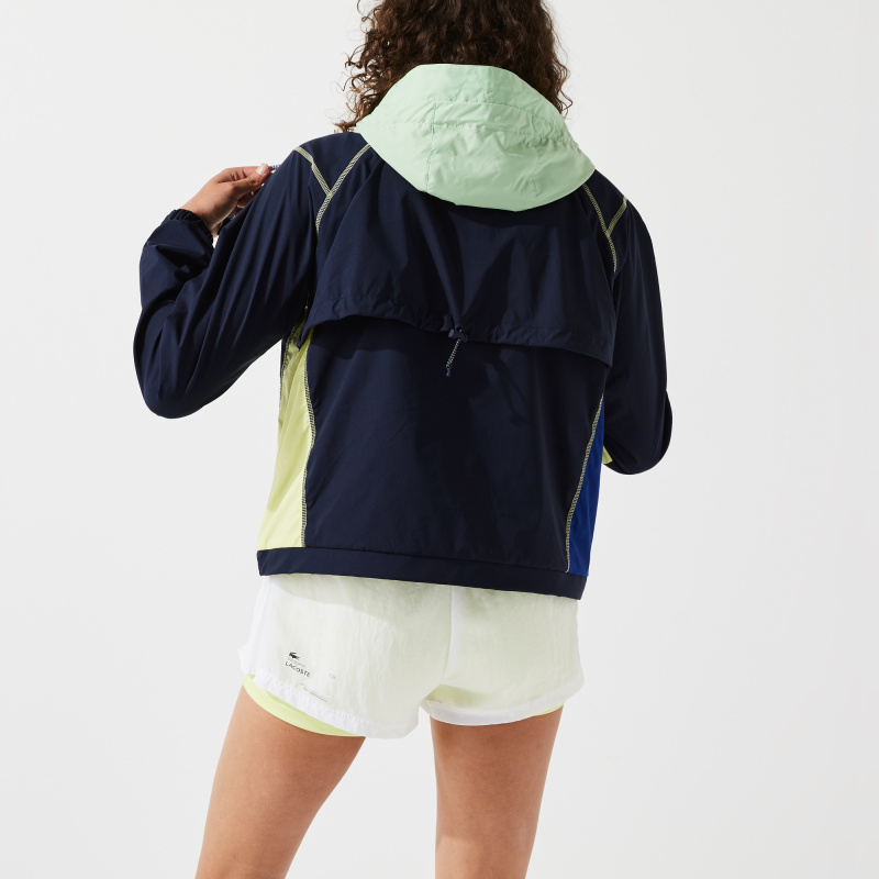 Женская ветровка Lacoste с капюшоном