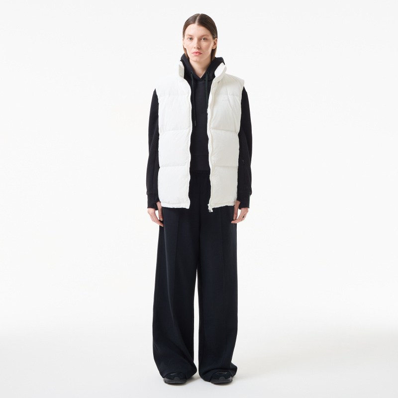 Женский утеплённый жилет Lacoste с капюшоном