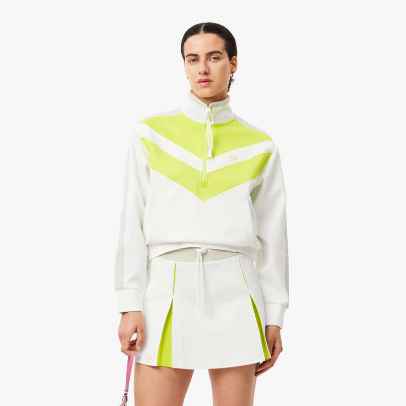 Женский свитшот Lacoste на молнии