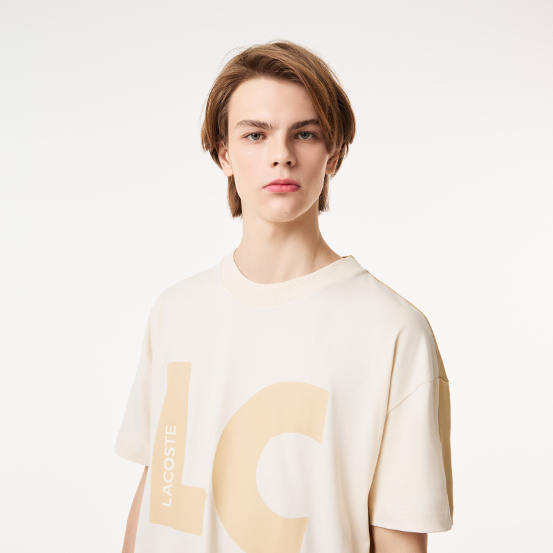 Мужская хлопковая футболка Lacoste