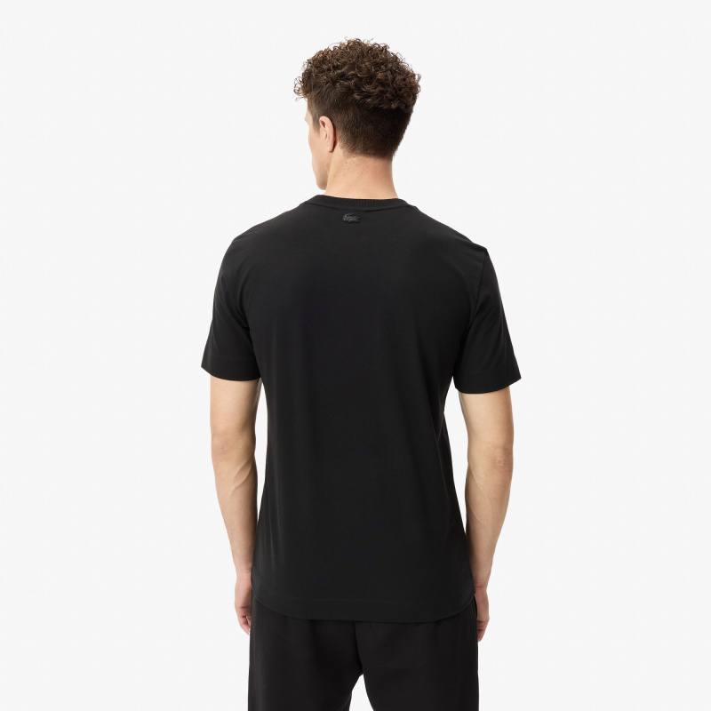 Мужская хлопковая футболка Lacoste стандартного кроя