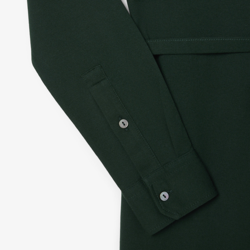 Эластичное хлопковое платье Lacoste