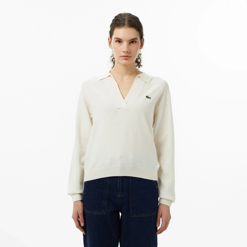 Женский шерстяной свитер Lacoste