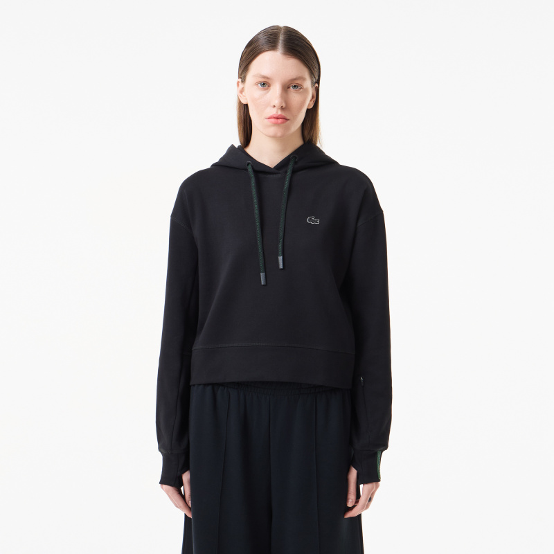 Женская толстовка Lacoste свободного кроя с капюшоном