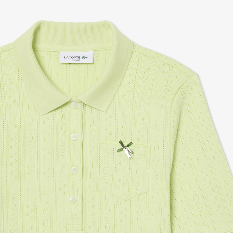Женское поло Lacoste приталенного кроя L.12.D