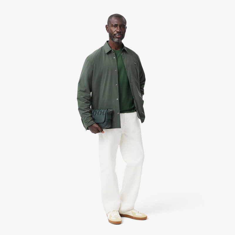 Мужская хлопковая футболка Lacoste с коротким рукавом