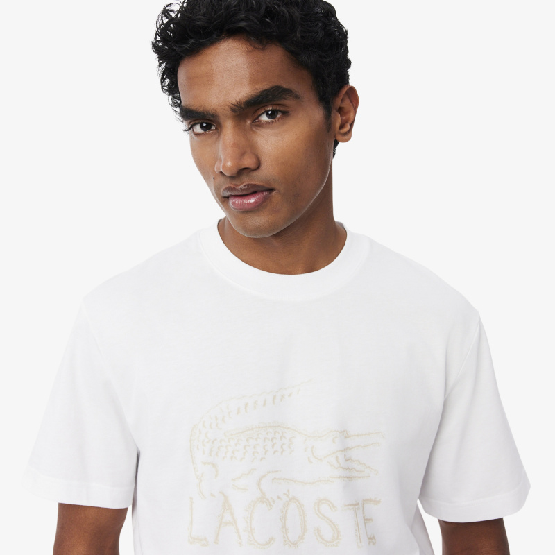 Мужская хлопковая футболка Lacoste