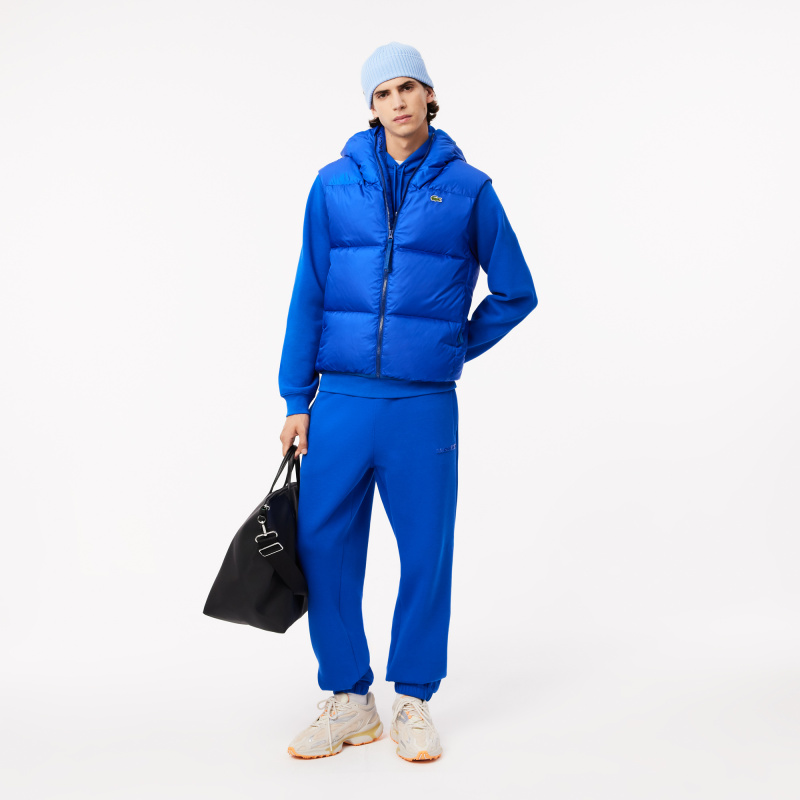 Мужской влагоотталкивающий жилет Lacoste с капюшоном
