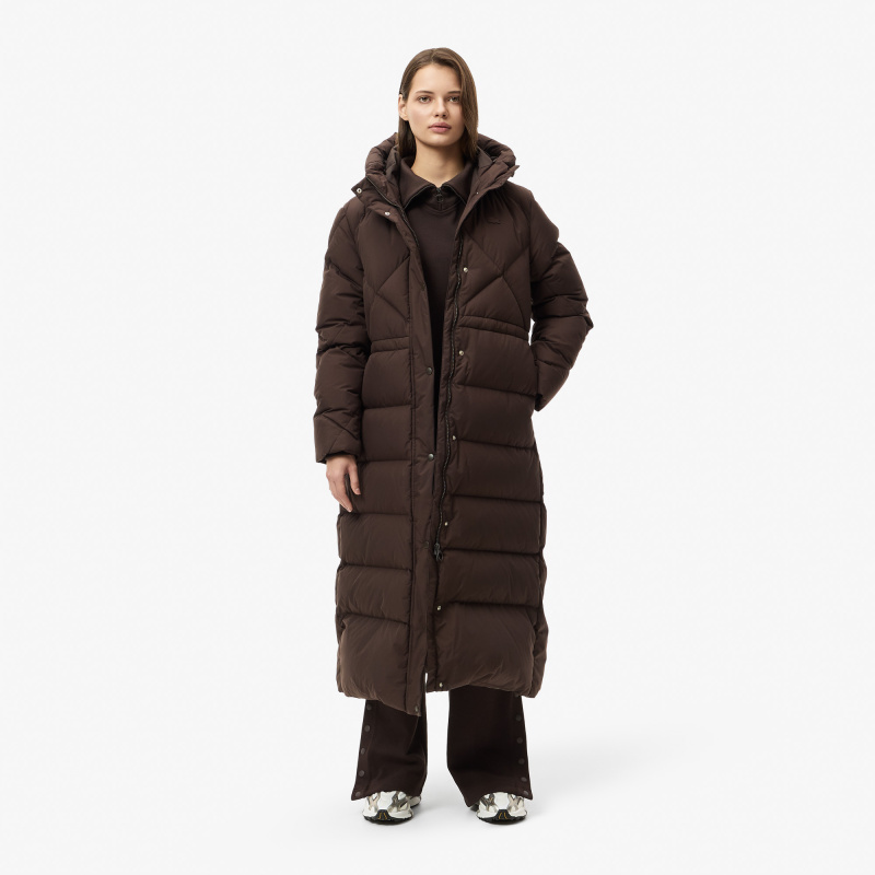 Женская парка Lacoste с капюшоном