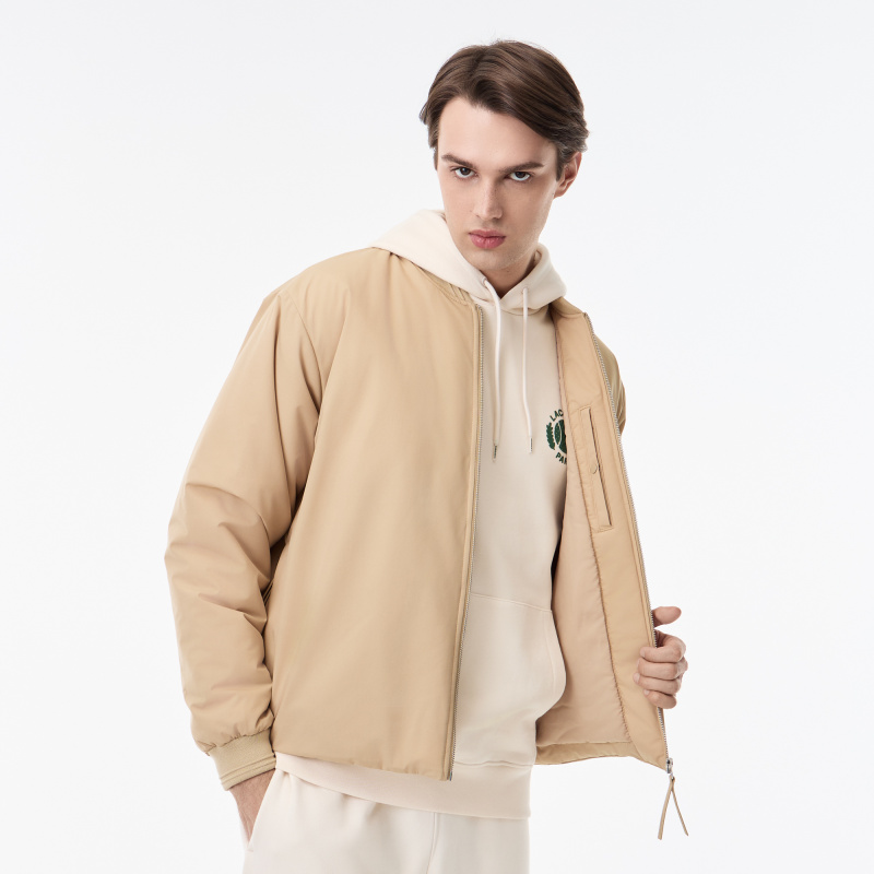 Мужская стеганая водоотталкивающая куртка-бомбер Lacoste