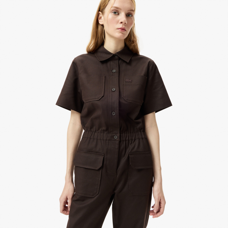 Женский комбинезон Lacoste классического кроя