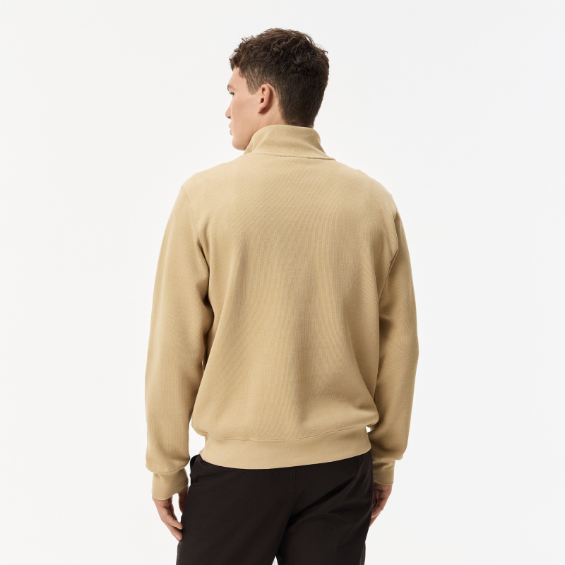 Мужская толстовка Lacoste на молнии с высоким воротом