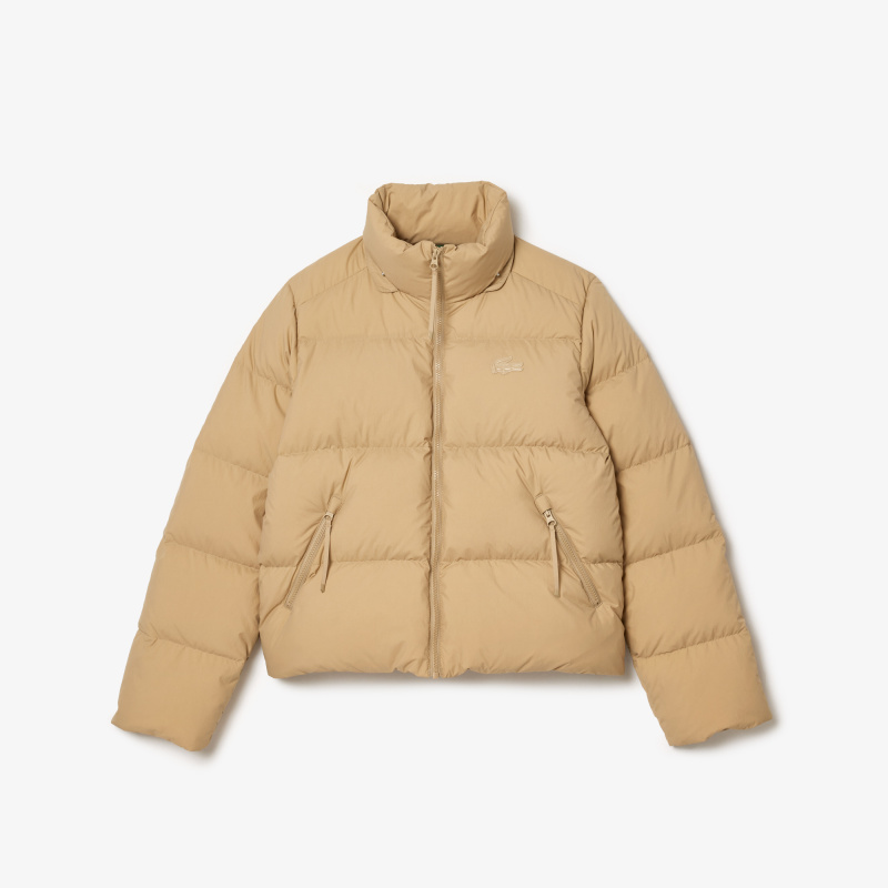 Женская короткая куртка Lacoste с капюшоном