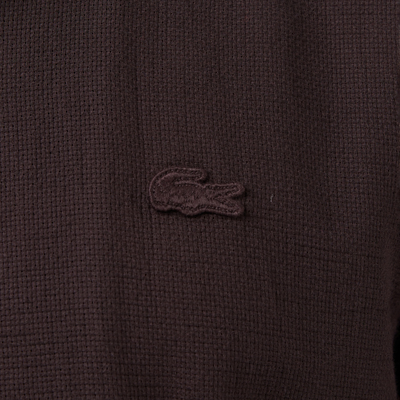 Мужская хлопковая рубашка Lacoste свободного кроя