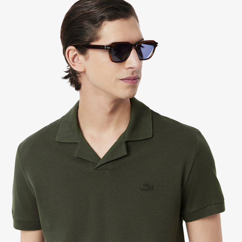 Мужское поло Lacoste из эластичного органического хлопка
