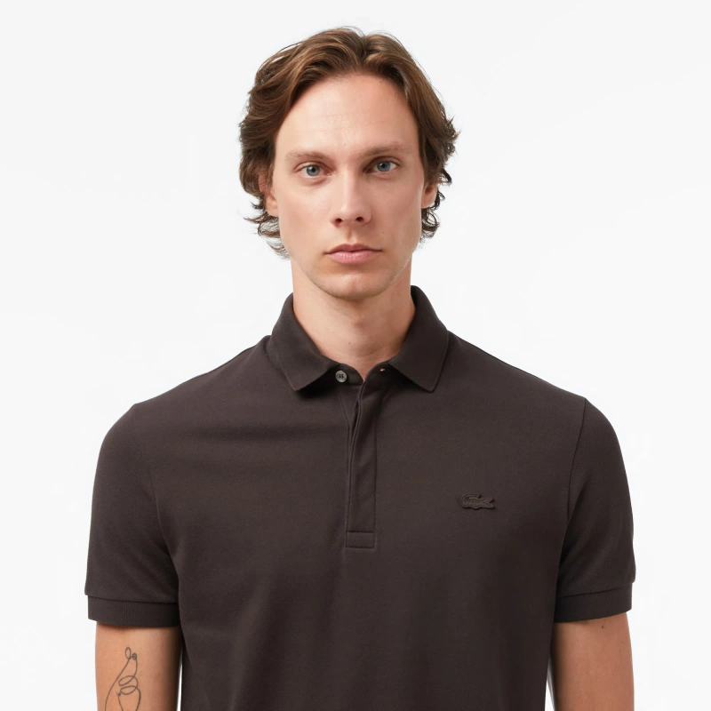 Мужское поло Lacoste PARIS стандартного кроя