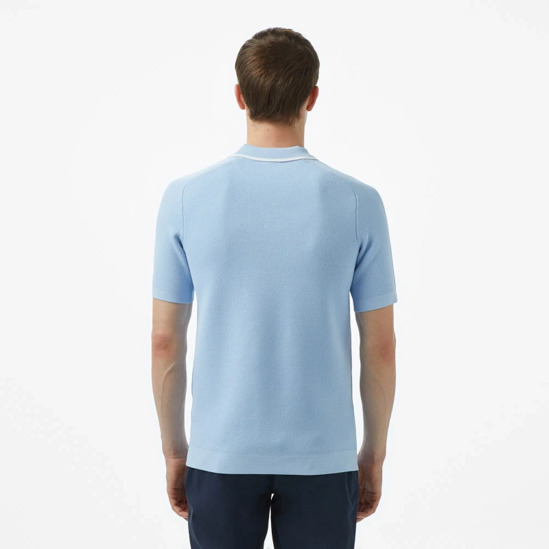Мужское вязаное поло Lacoste из вискозы