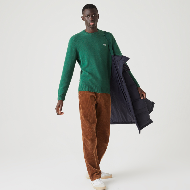 Мужской пуховик Lacoste с капюшоном