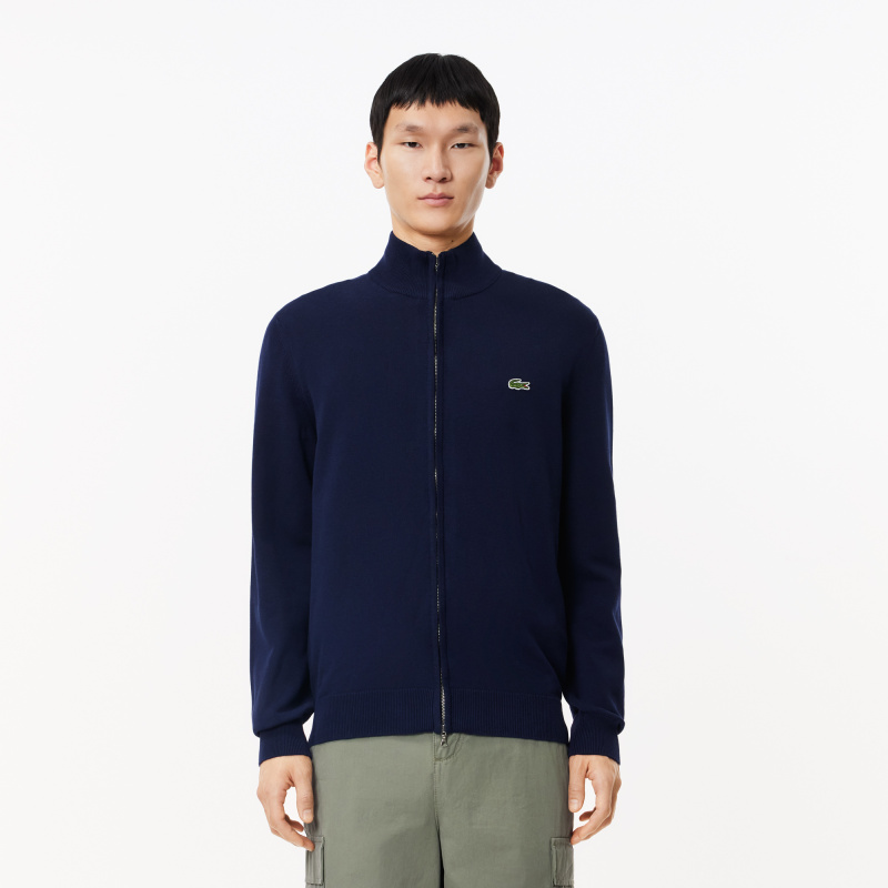 Мужской свитер Lacoste на молнии из органического хлопка