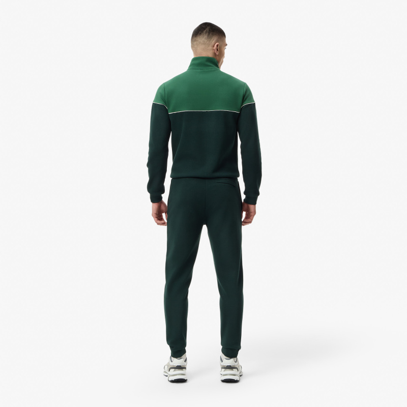 Мужские хлопковые спортивные брюки Lacoste приталенного кроя