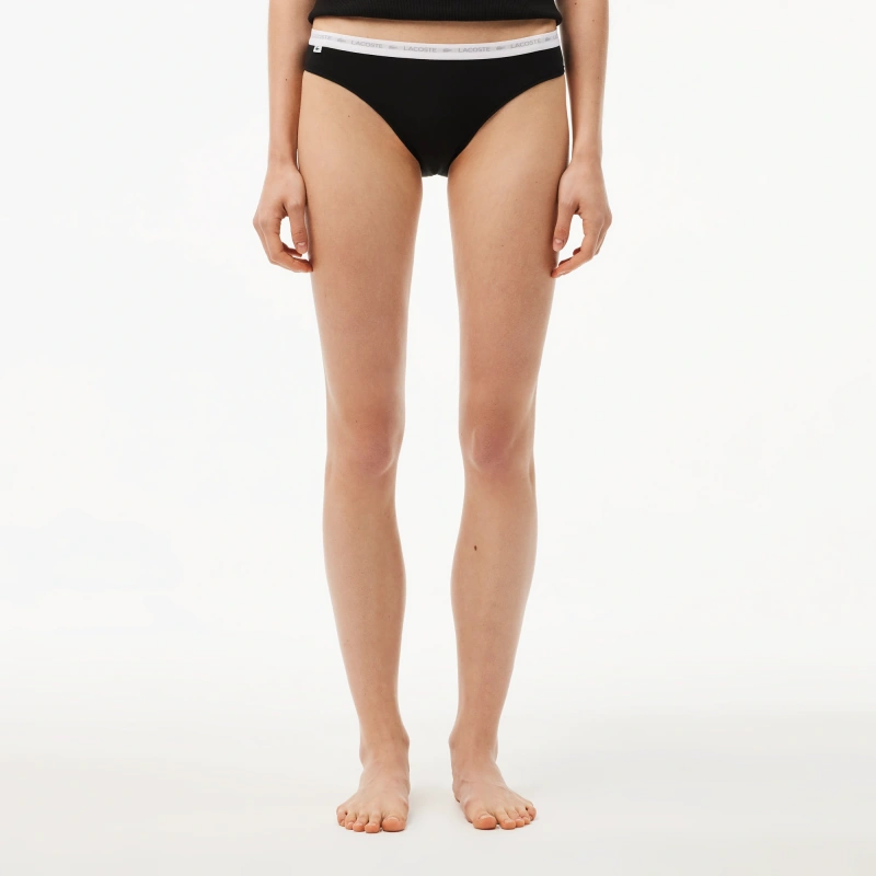 Женские трусы Lacoste из эластичного хлопка (3ед.)