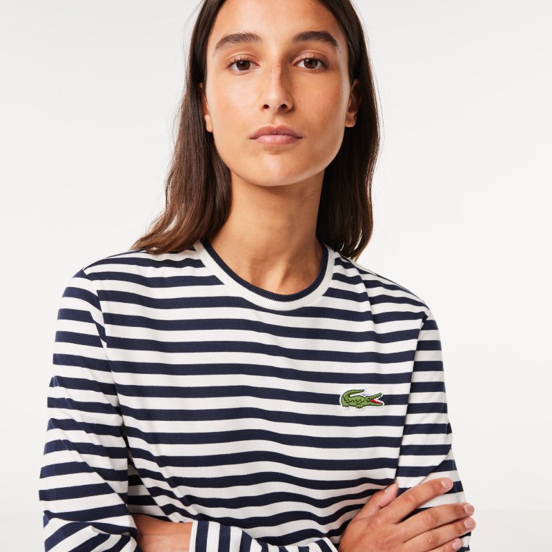 Женская трикотажная Футболка Lacoste