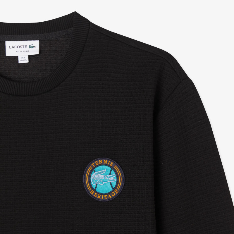 Мужской лонгслив Lacoste Tennis Heritage стандартного кроя