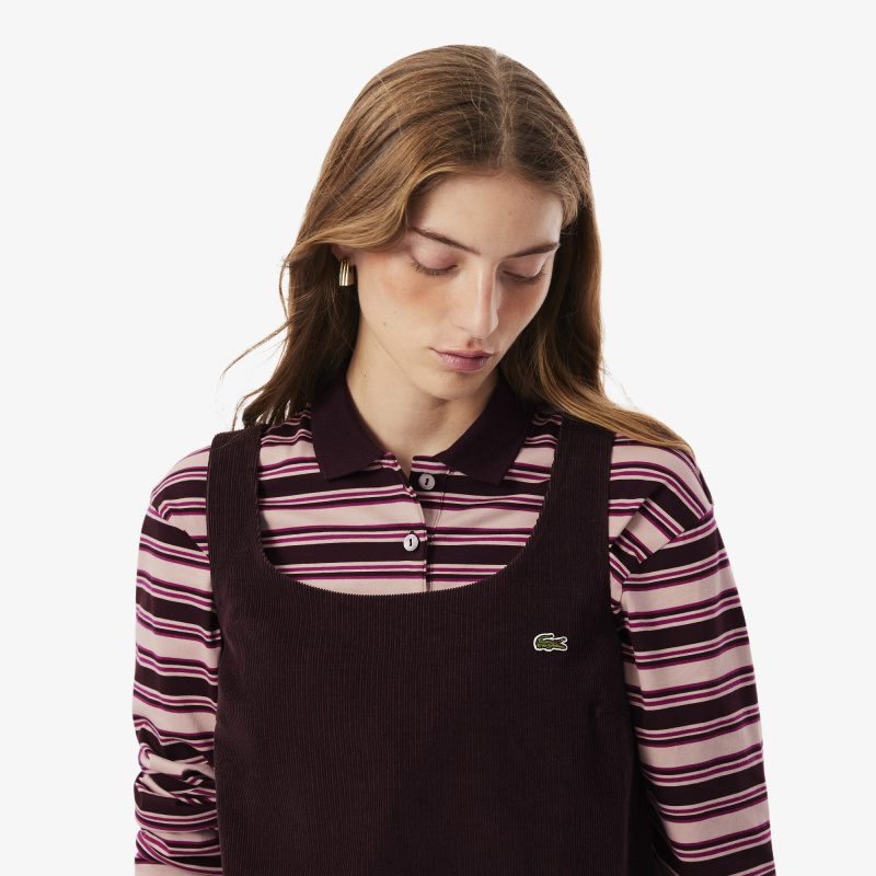 Женский трикотажный сарафан Lacoste мини