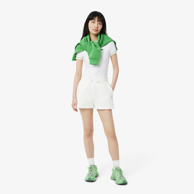 Женская хлопковая футболка Lacoste