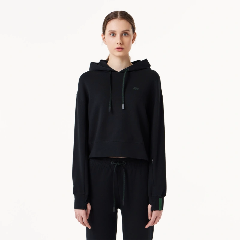 Женская толстовка Lacoste свободного кроя с капюшоном