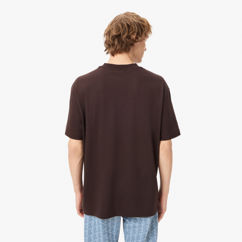 Мужская футболка Lacoste из смеси хлопка