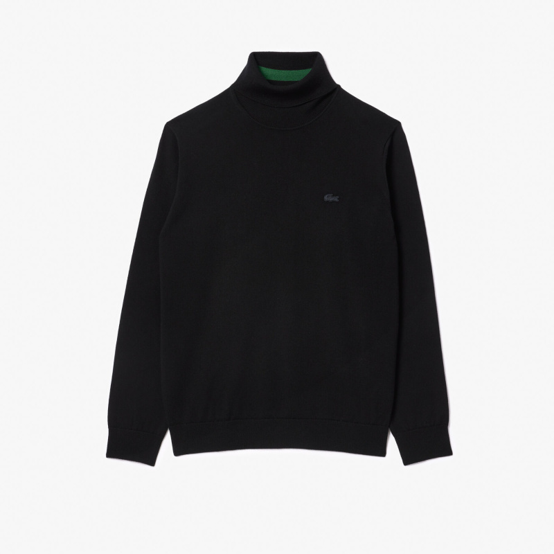 Мужская водолазка Lacoste из мериносовой шерсти