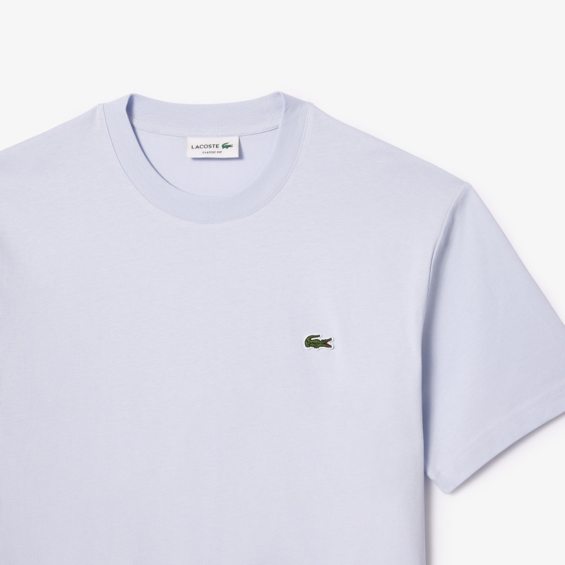 Мужская хлопковая футболка Lacoste с коротким рукавом