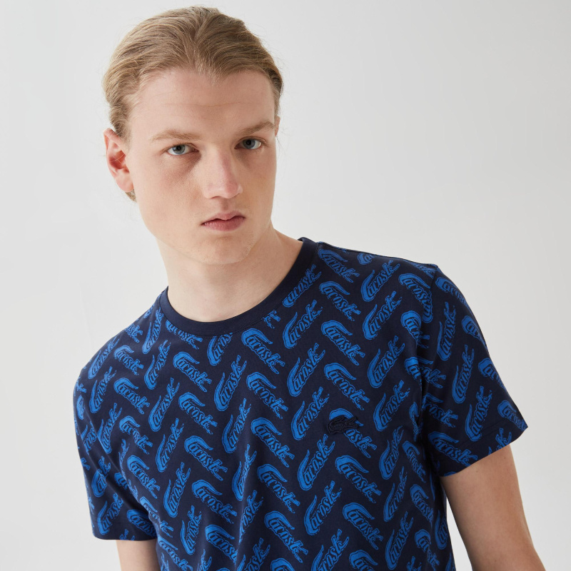 Мужская футболка Lacoste приталенного кроя