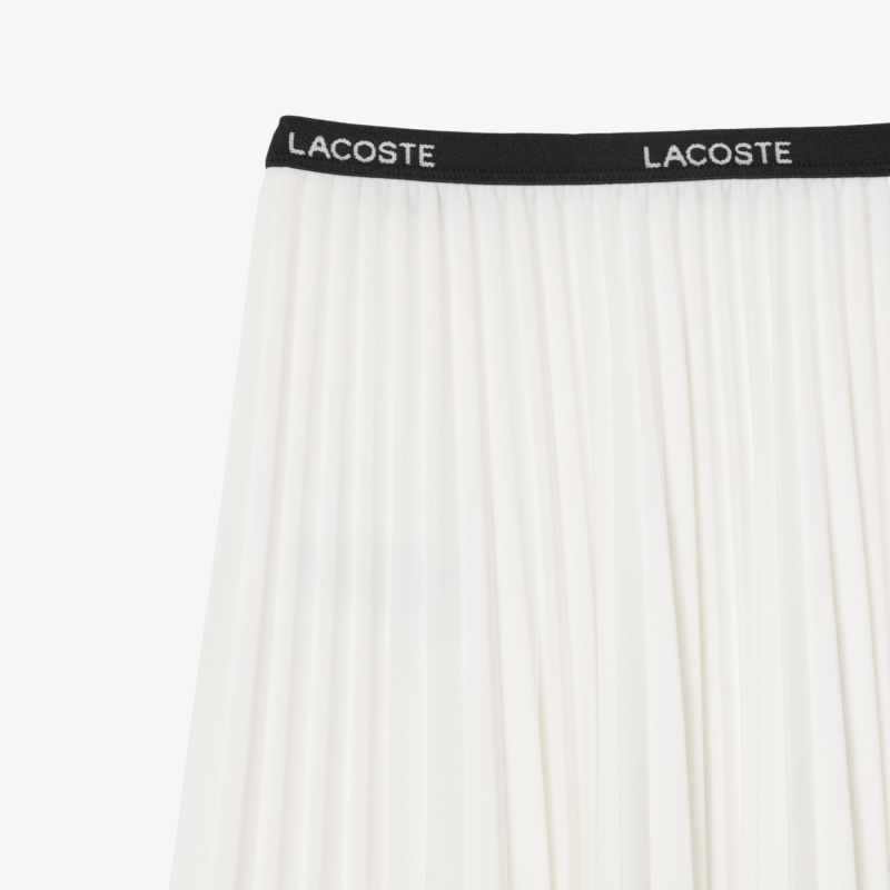 Длинная плиссированная юбка Lacoste с эластичной талией
