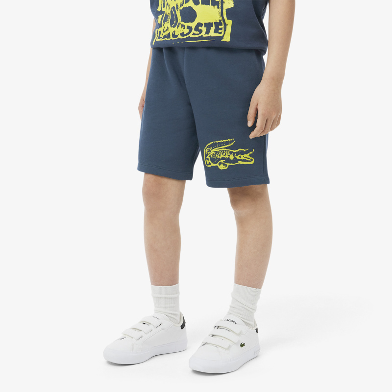 Детские хлопковые шорты Lacoste