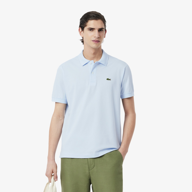 Мужское поло Lacoste из смеси эластичного органического хлопка