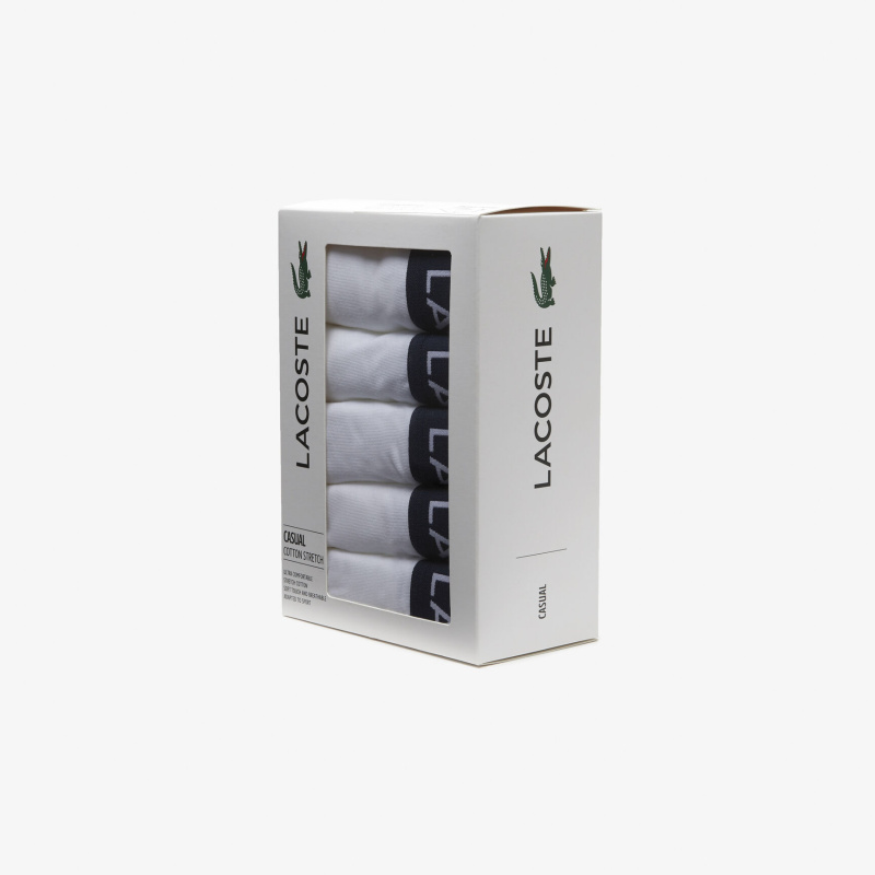 Однотонное мужское нижнее бельё Lacoste (5шт.)