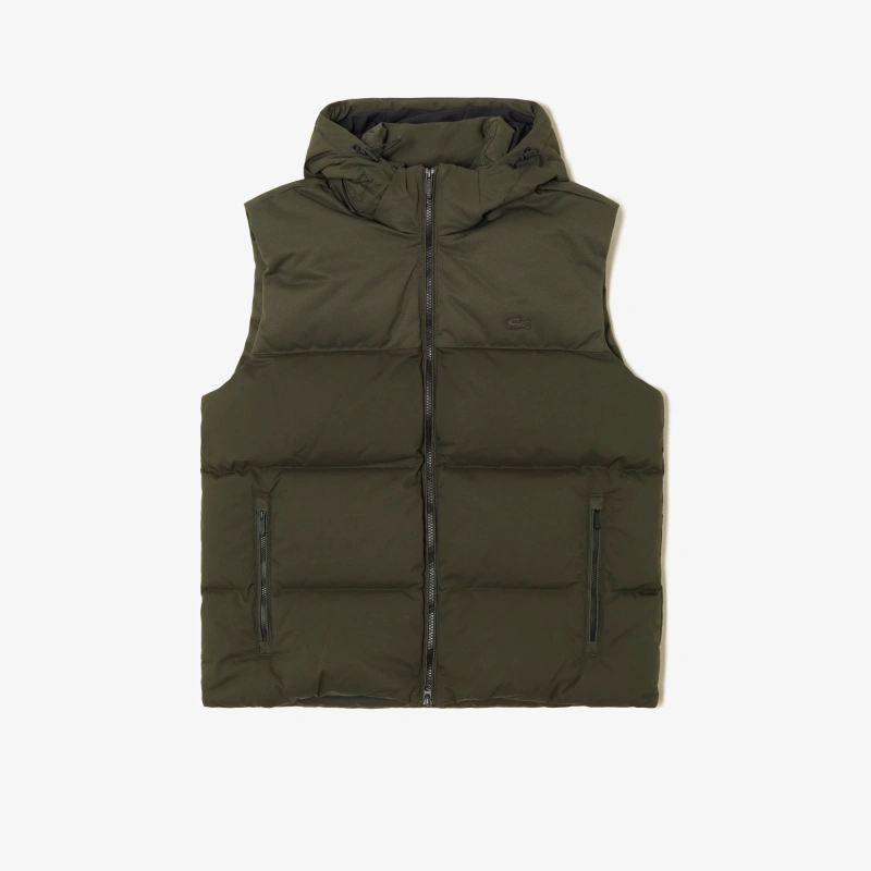 Мужской жилет Lacoste с капюшоном