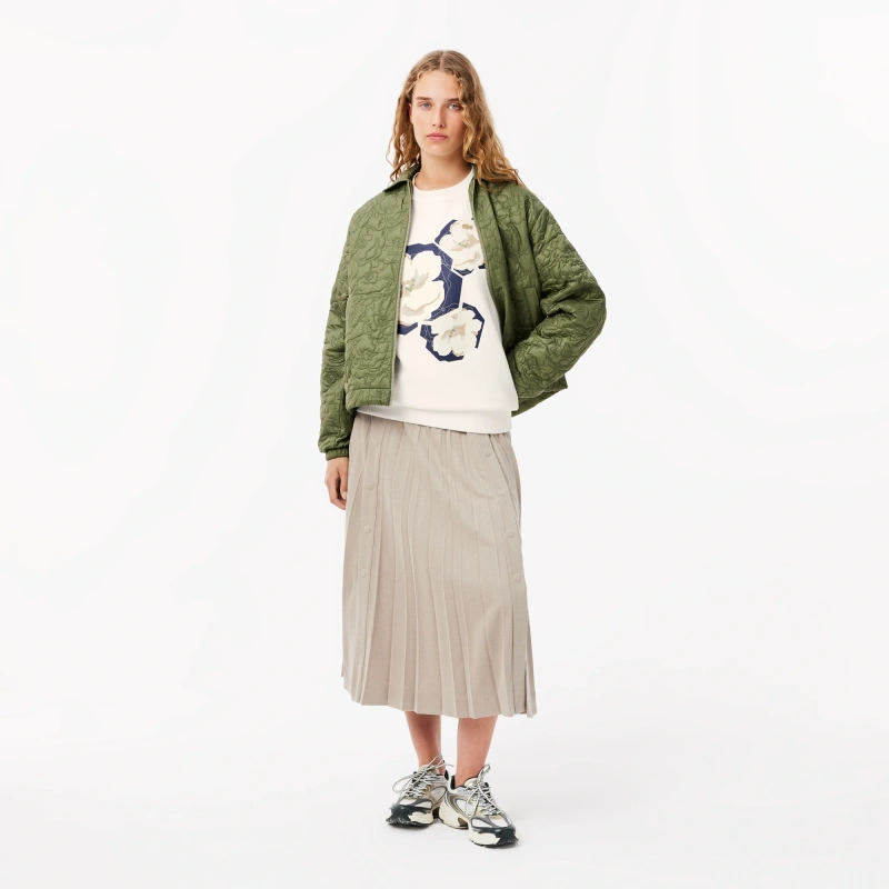 Женская флисовая толстовка Lacoste FLORAL2