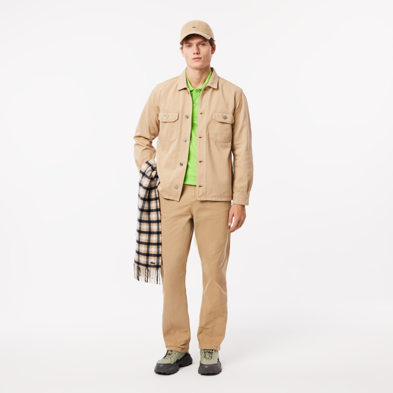 Мужские хлопковые брюки Lacoste Relaxed Fit