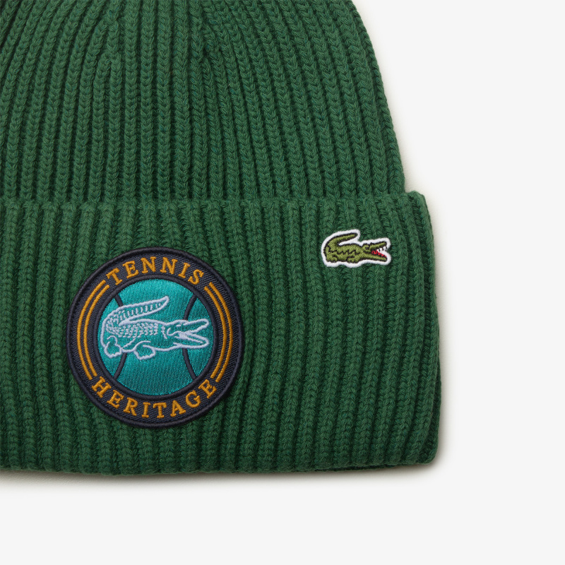 Вязаная шапка Lacoste
