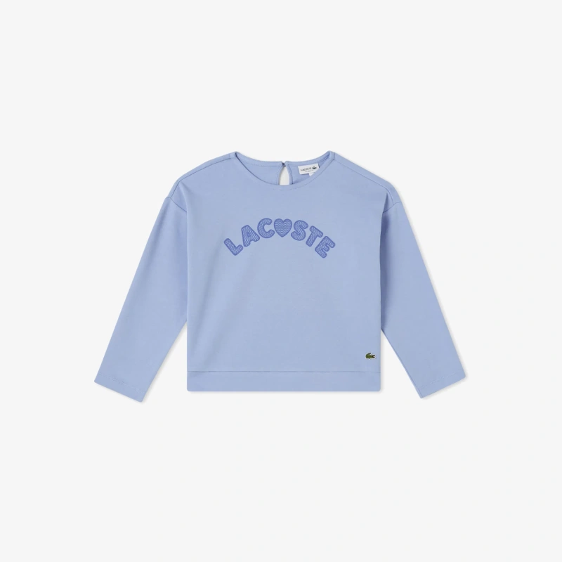 Детская хлопковая футболка Lacoste