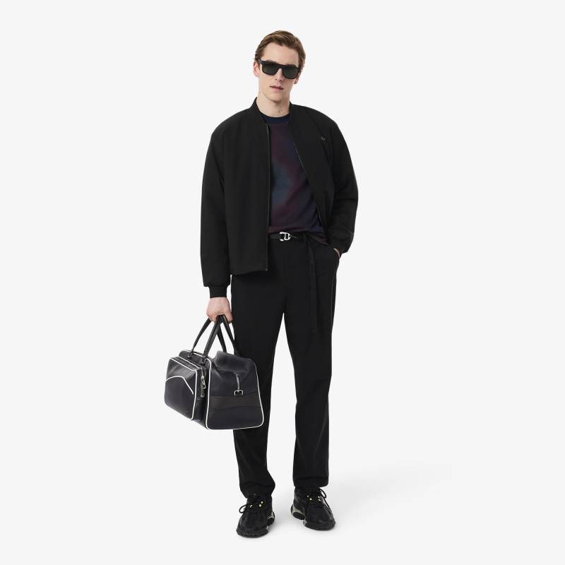 Мужская стеганая водоотталкивающая куртка-бомбер Lacoste