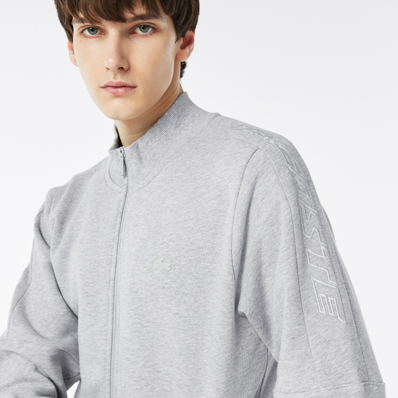 Мужская толстовка Lacoste Slim Fit с флисом