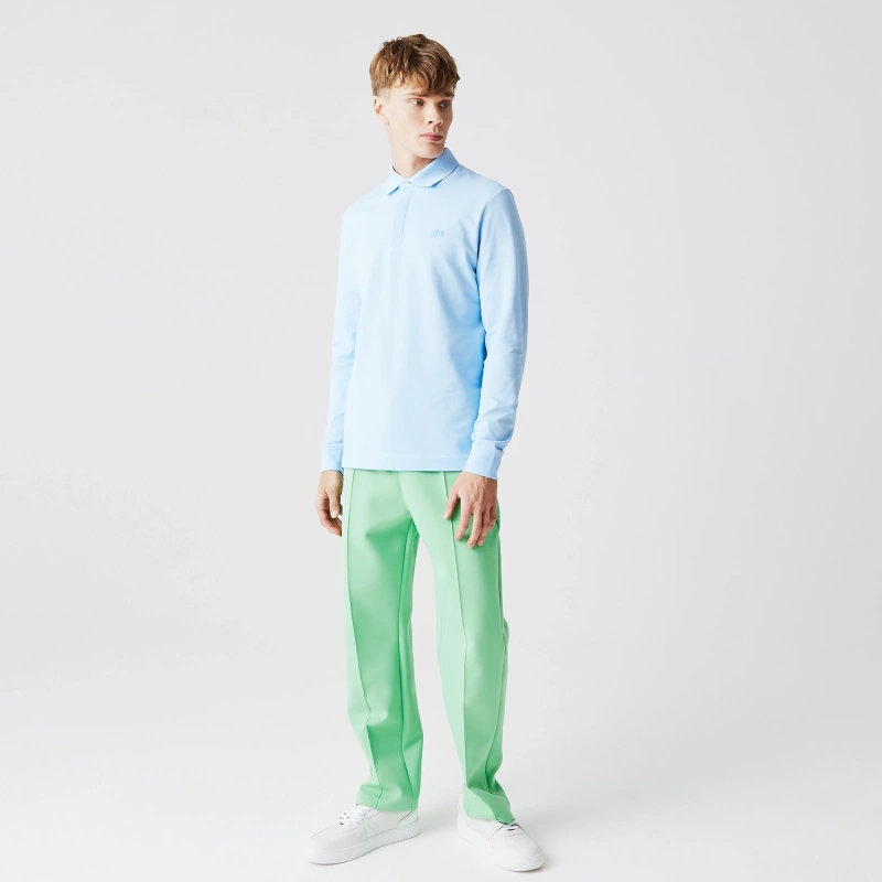 Мужское поло Lacoste с длинными рукавами